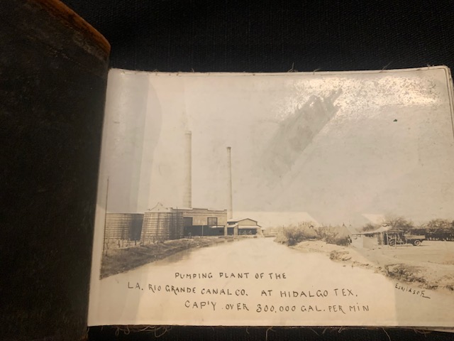 The Pumping Plant of the La. Rio Grande Canal Co. at Hidalgo, Texas, circa early 1900s.